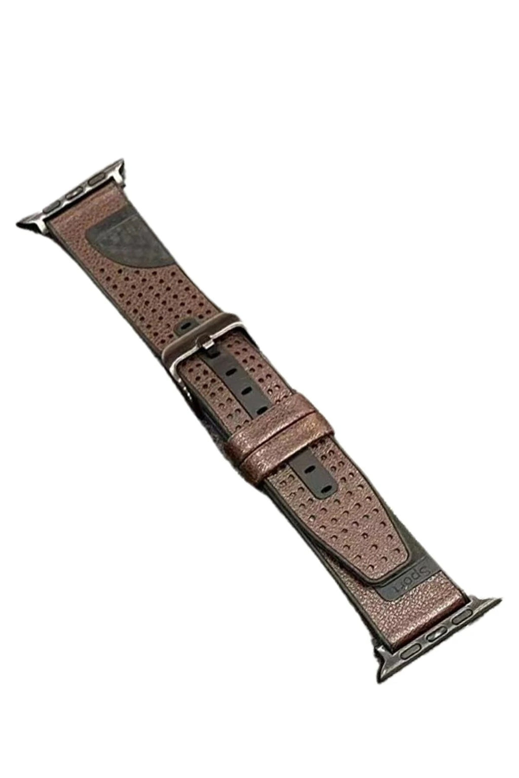Mey İthalat® Watch 45mm Buff Deri Kordon - Kahverengi
