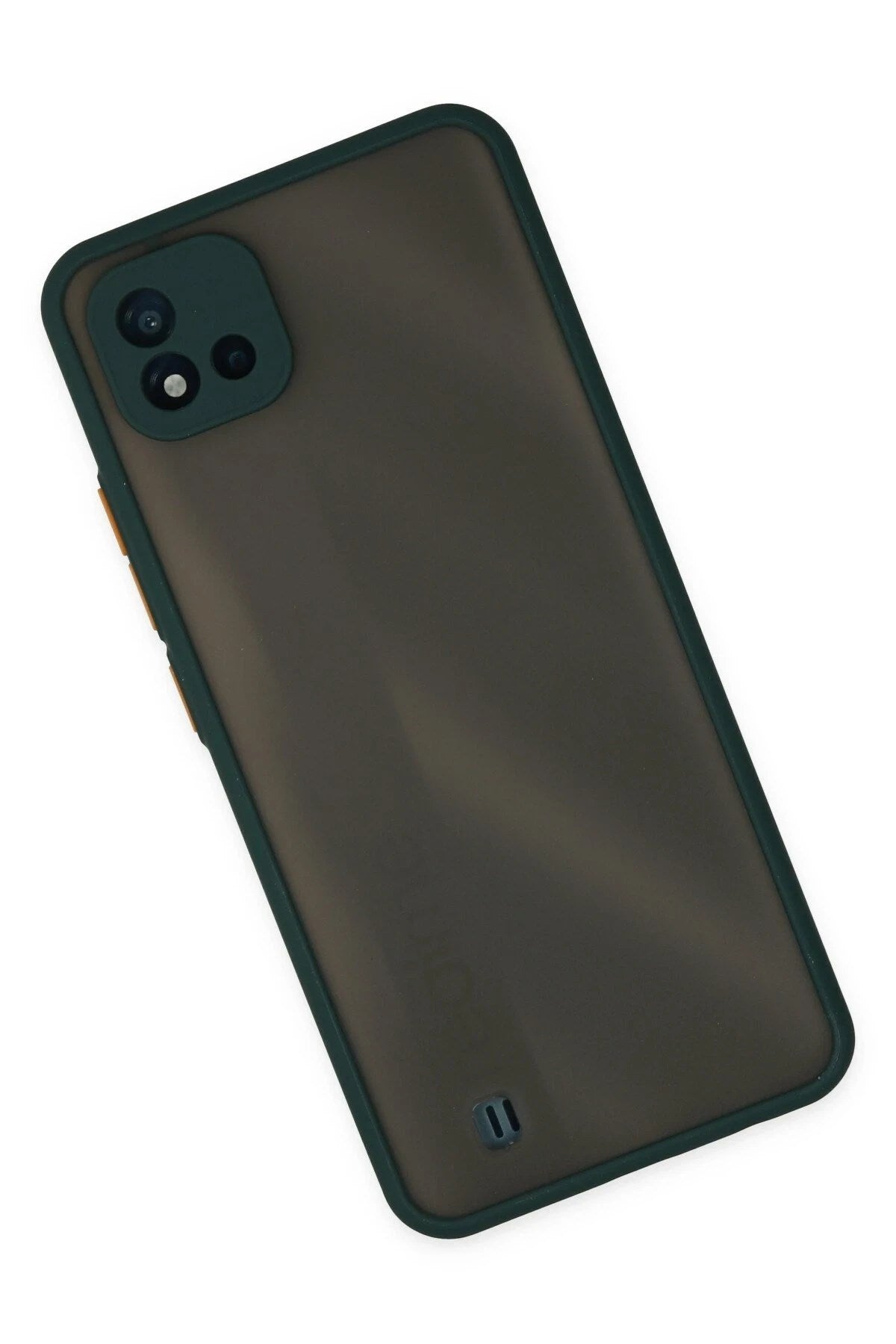 Mey İthalat® Realme C11 2021 Kılıf Montreal Silikon Kapak - Yeşil