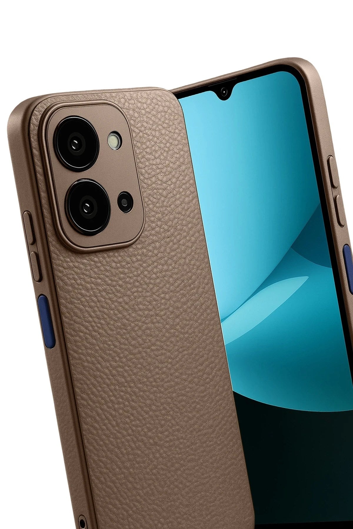 Mey İthalat® Redmi 15C 4G Thermax Silikon Kılıf - Kahverengi
