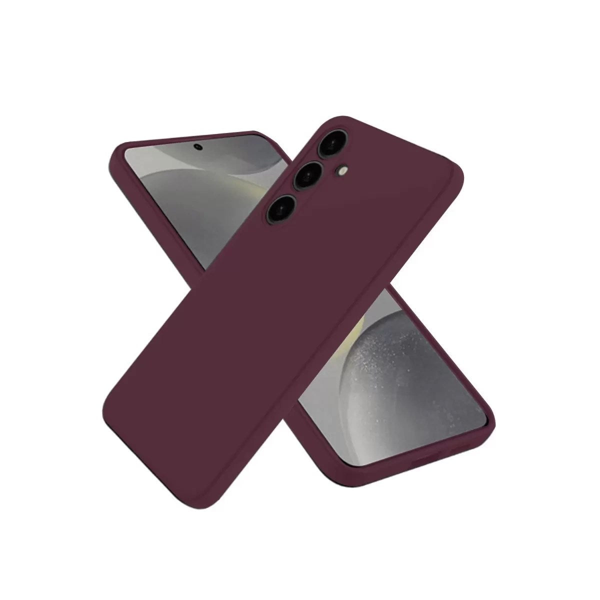 Mey İthalat® Samsung Galaxy A36 Kılıf First Silikon - Mürdüm