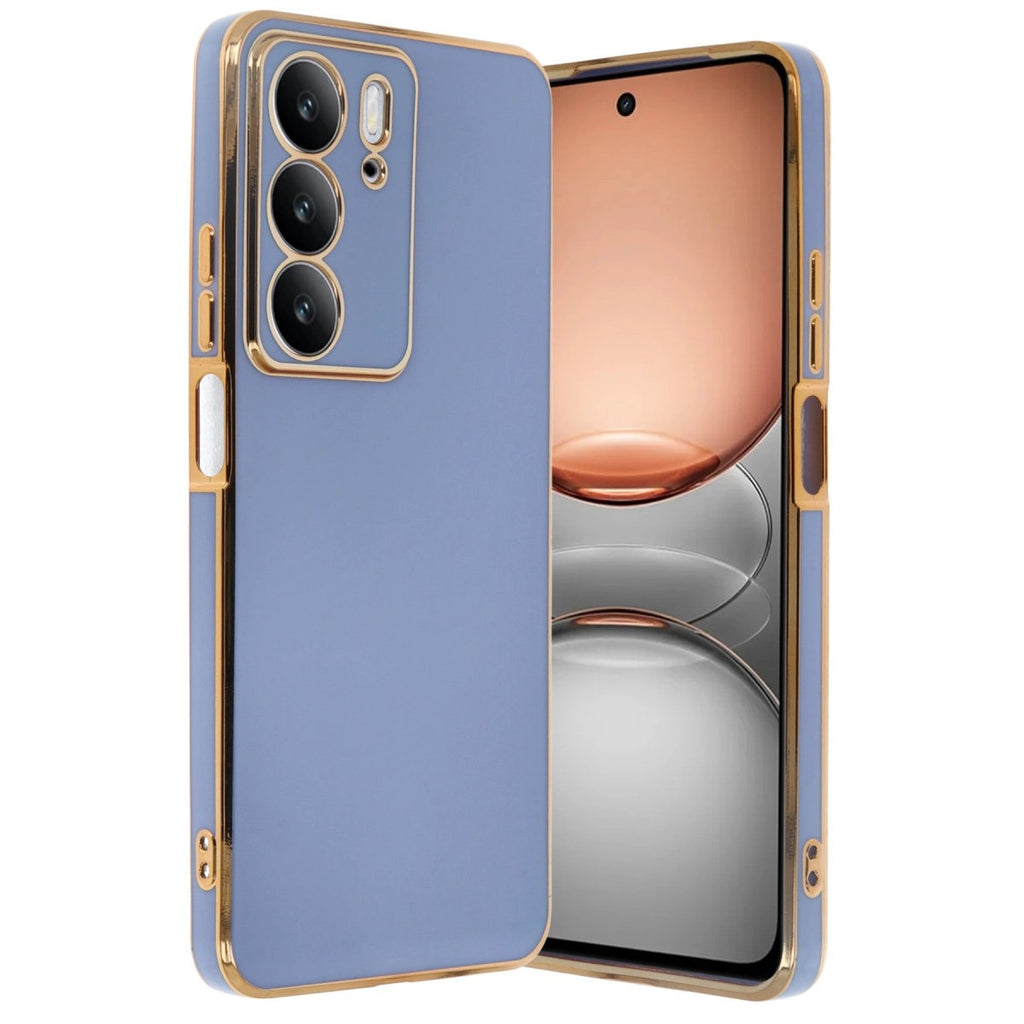 Mey İthalat® Realme C75 4G Kılıf Volet Silikon - Mavi