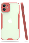 Mey İthalat® iPhone 12 Kılıf Platin Silikon - Pembe