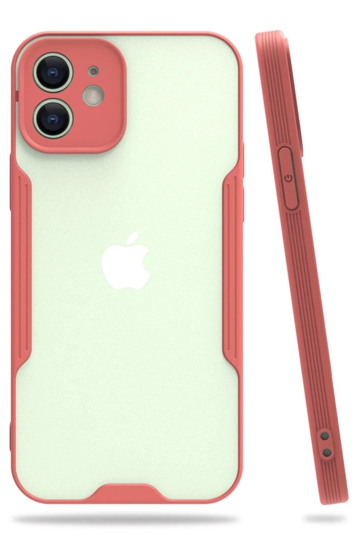 Mey İthalat® iPhone 12 Kılıf Platin Silikon - Pembe