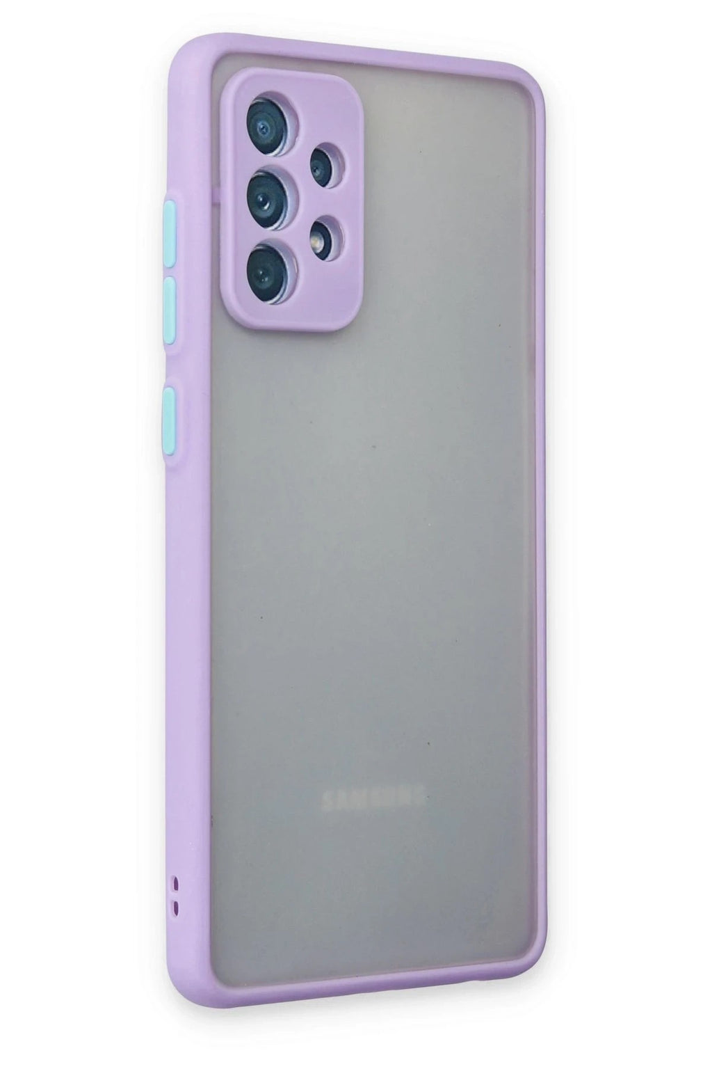 Mey İthalat® Samsung Galaxy A72 Kılıf Montreal Silikon Kapak - Mor