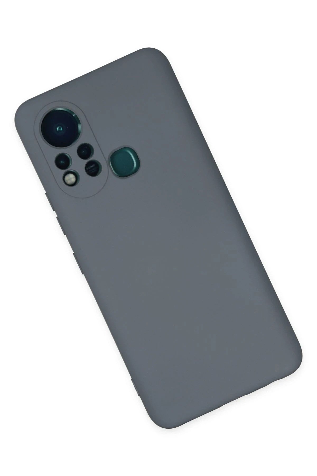 Mey İthalat® İnfinix Hot 11s Kılıf Nano içi Kadife Silikon - Gri