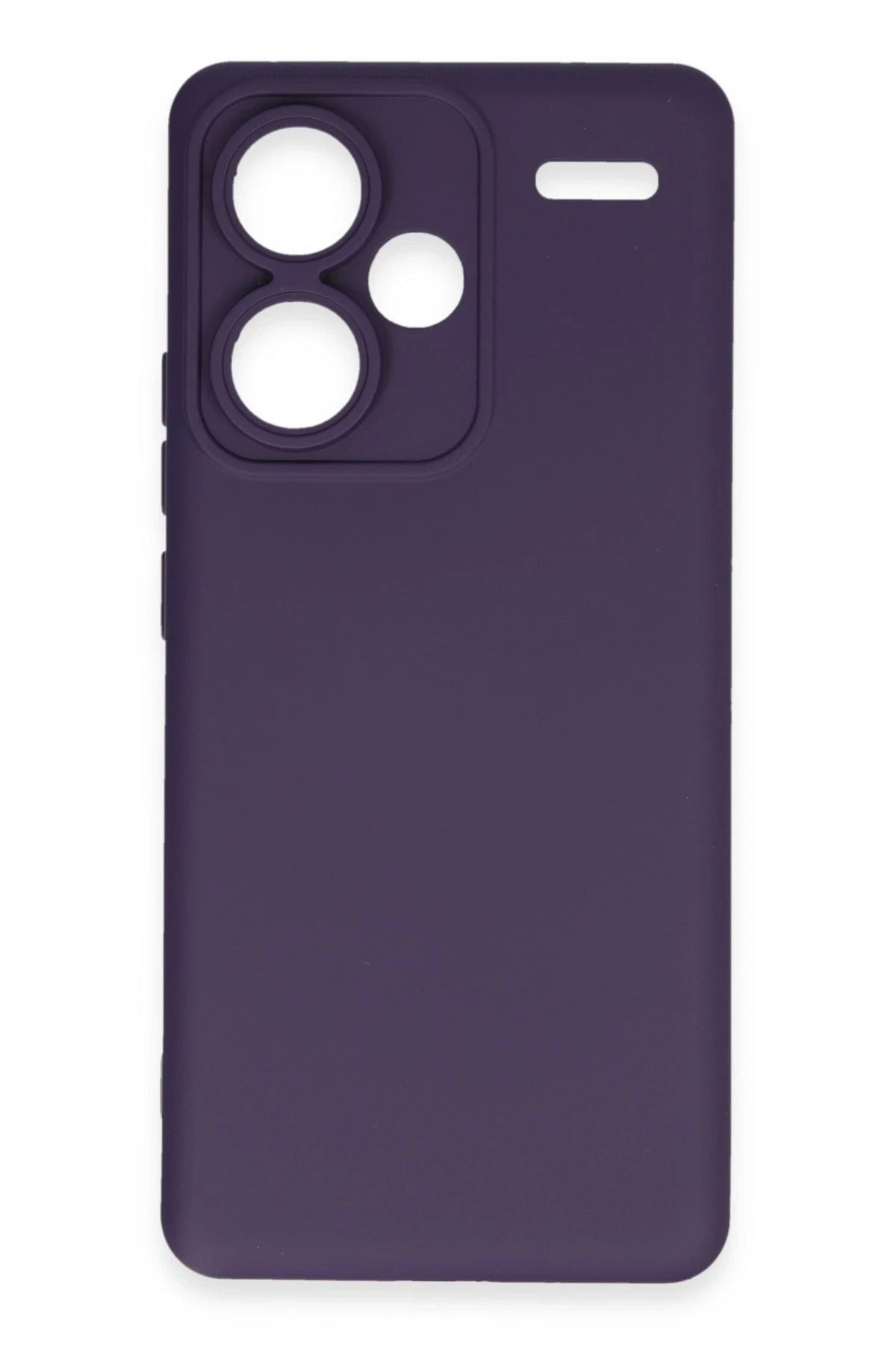 Mey İthalat® Redmi Note 13 Pro Plus Kılıf Nano içi Kadife Silikon - Mor