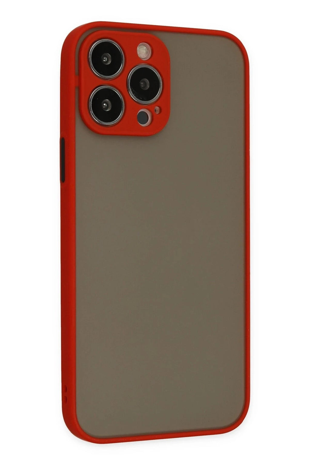 Mey İthalat® iPhone 14 Pro Kılıf Montreal Silikon Kapak - Kırmızı