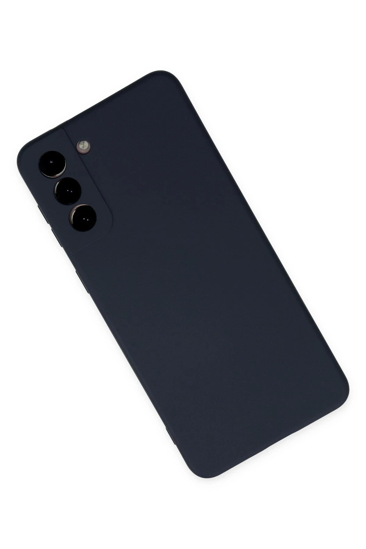 Mey İthalat® Samsung Galaxy S21 Plus Kılıf Nano içi Kadife Silikon - Lacivert