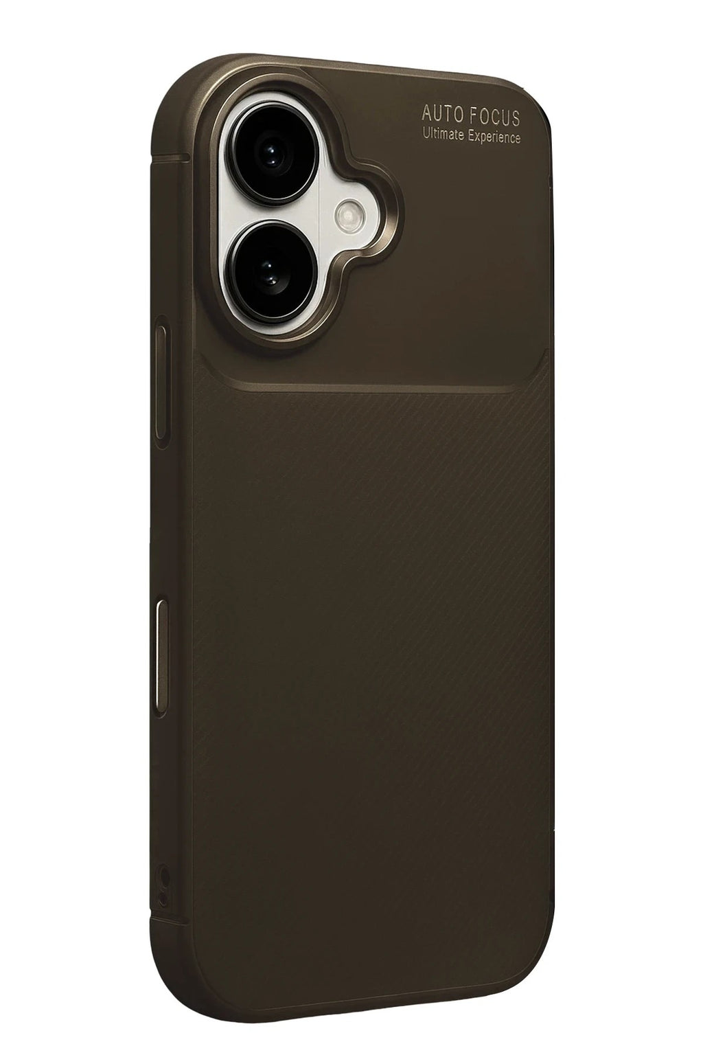 Mey İthalat® iPhone 17 Auto Focus Karbon Kapak - Kahverengi