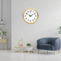 Gold 46 Cm Modern Duvar Saati