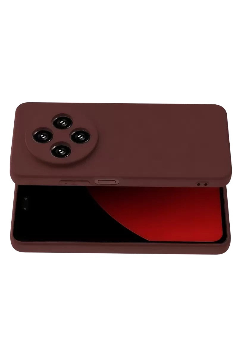 Mey İthalat® Redmi 14C Kılıf First Silikon - Bordo
