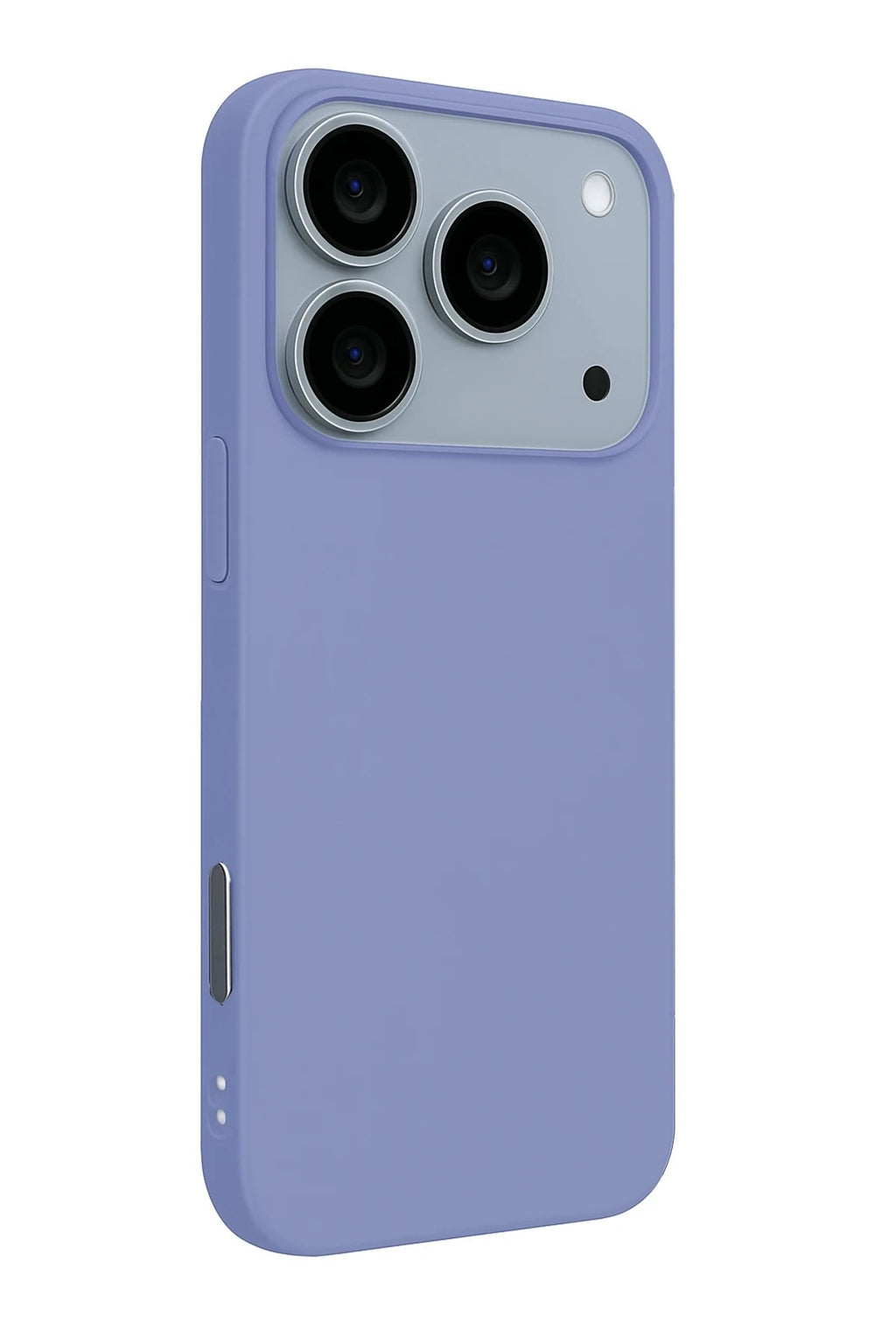 Mey İthalat® iPhone 17 Pro Nano içi Kadife Silikon - Lila