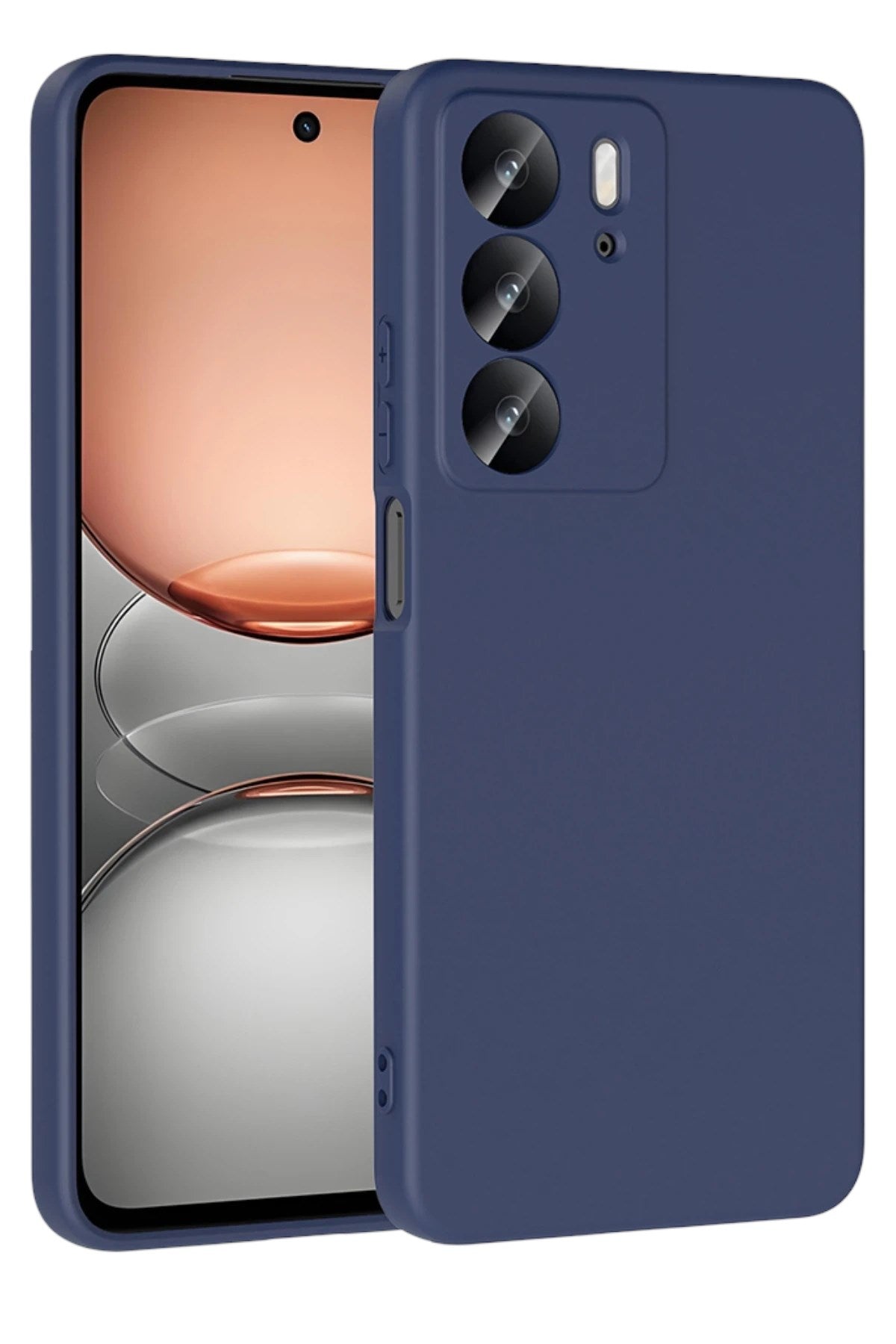 Mey İthalat® Realme C75 4G First Silikon - Lacivert