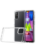 Mey İthalat® Samsung Galaxy M51 Kılıf Lüx Şeffaf Silikon