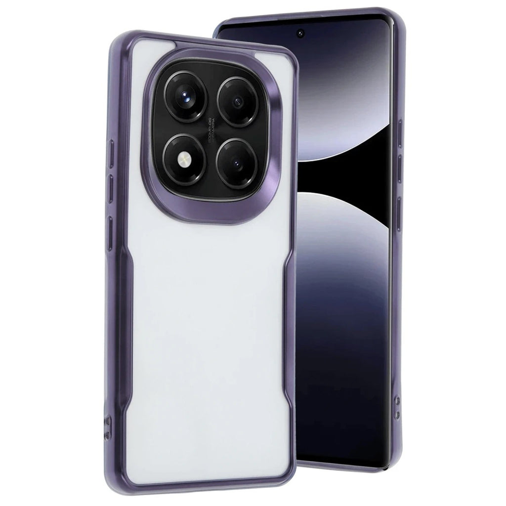 Mey İthalat® Redmi Note 14 Pro Plus Kılıf Boyi Silikon Kapak - Derin Mor