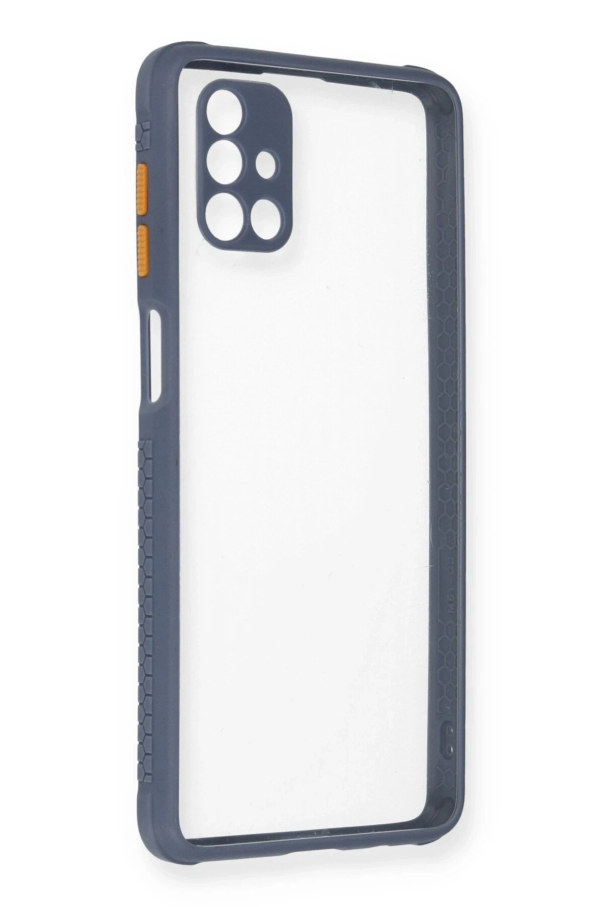 Mey İthalat® Samsung Galaxy M51 Kılıf Miami Şeffaf Silikon - Gri