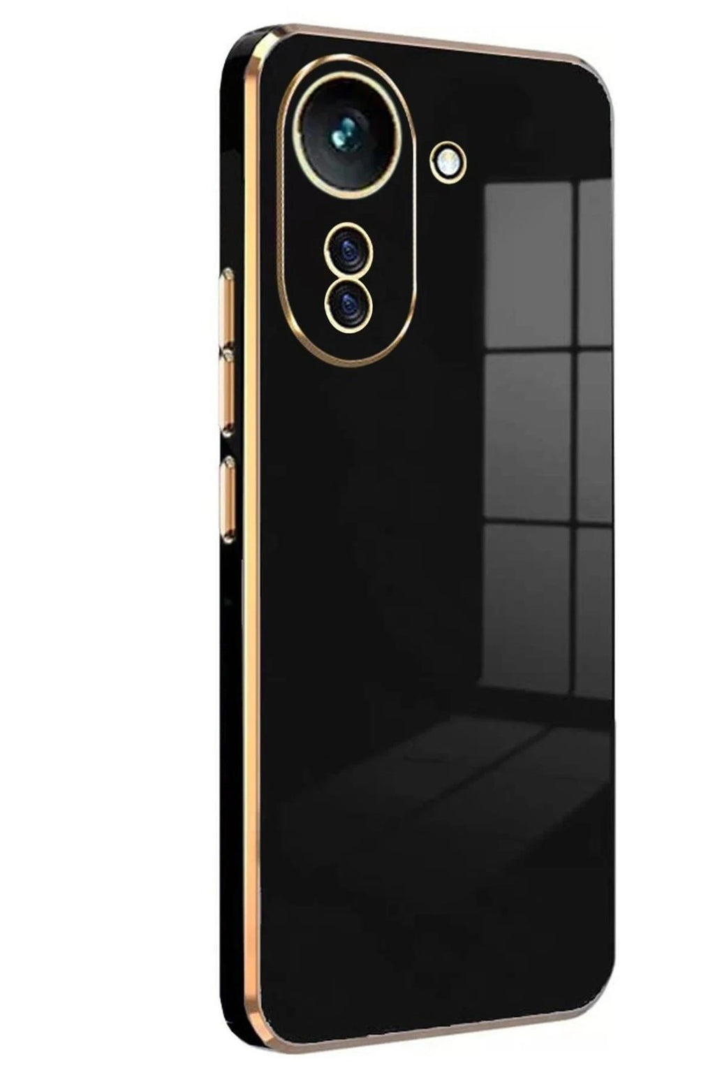 Mey İthalat® Redmi 13C Kılıf Volet Silikon - Siyah