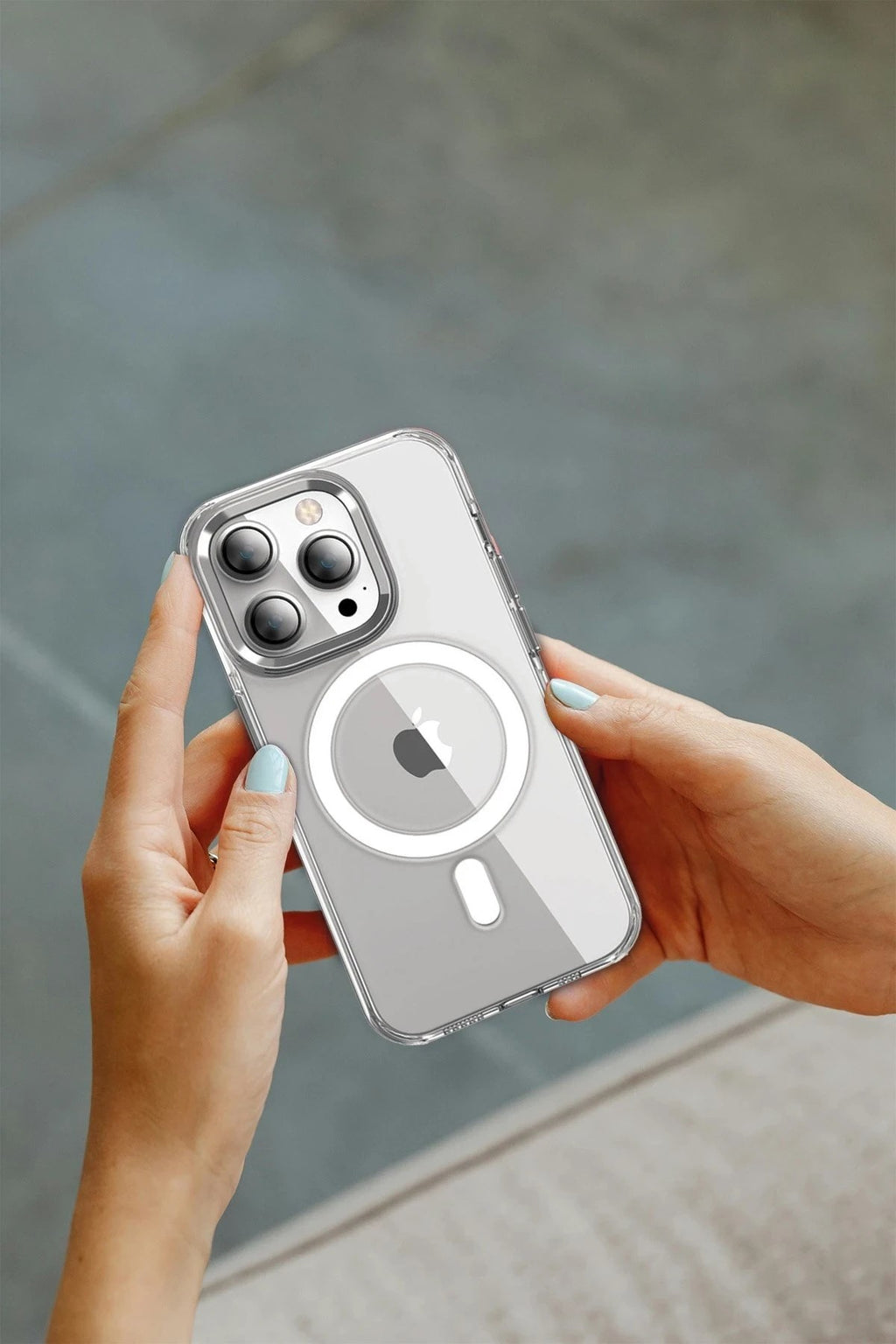 Mey İthalat® iPhone 16 Crystal Magsafe Kapak - Şeffaf