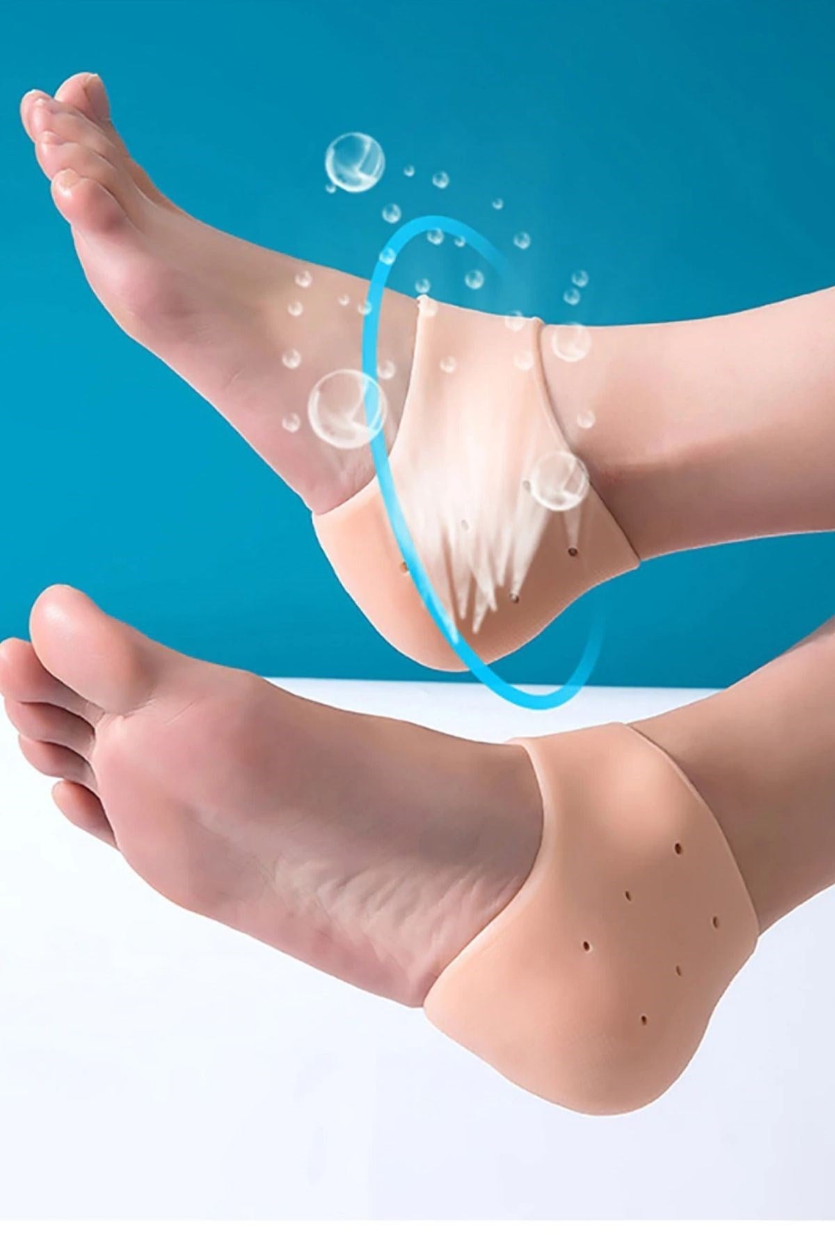 Silikon Plastik Topuk Dikeni Koruyucu Topuk Gömleği 2 Adet