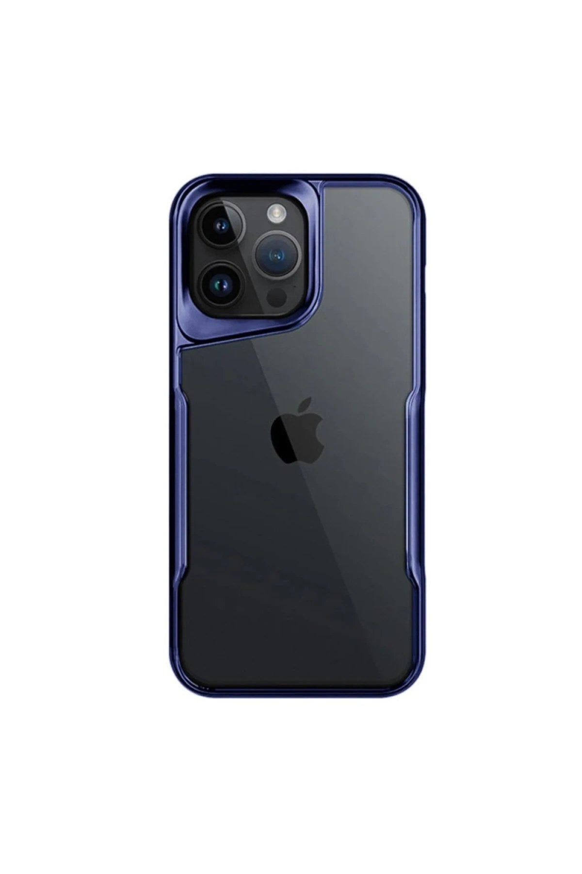 Mey İthalat® iPhone 16 Pro Kılıf Boyi Silikon Kapak - Lacivert