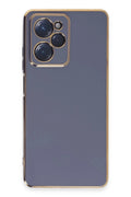 Mey İthalat® Poco X5 Pro 5G Kılıf Volet Silikon - Mavi