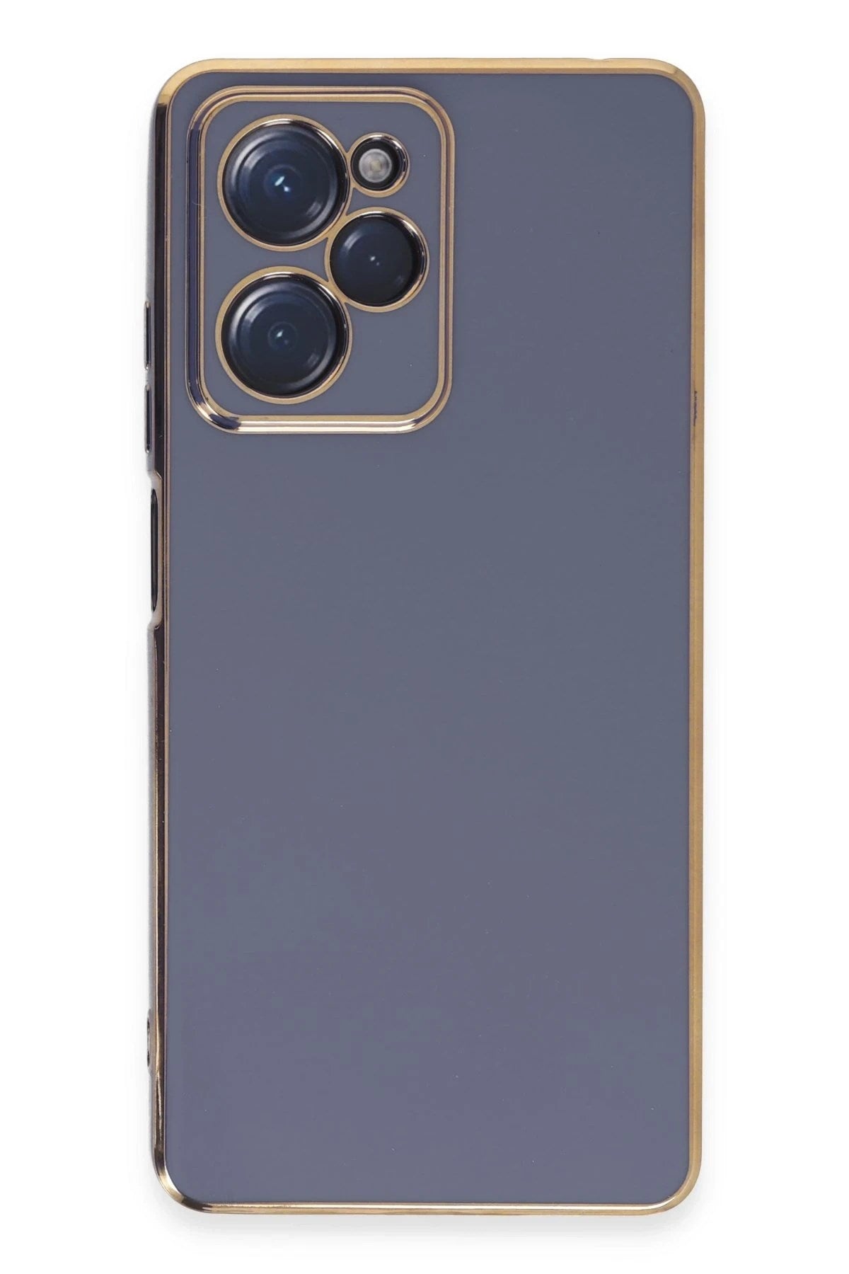 Mey İthalat® Poco X5 Pro 5G Kılıf Volet Silikon - Mavi