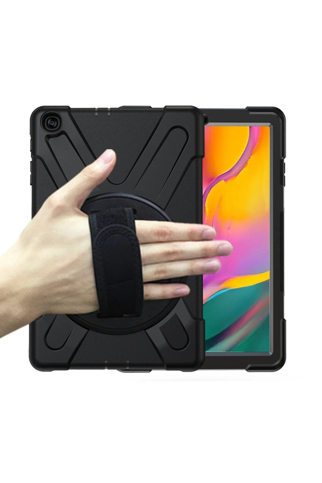 Mey İthalat® Samsung Galaxy T510 Tab A 10.1 Kılıf Amazing Tablet Kapak - Siyah