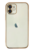 Mey İthalat® iPhone 11 Kılıf Lensli Silikon - Gold