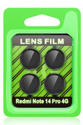 Mey İthalat® Redmi Note 14 Pro 4G Raze Metal Kamera Lens - Siyah