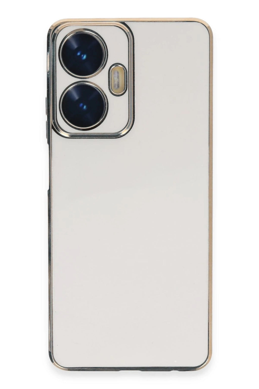 Mey İthalat® Realme C55 Kılıf Volet Silikon - Beyaz