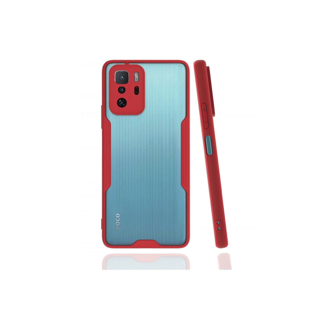 Mey İthalat® Poco X3 GT Kılıf Platin Silikon - Kırmızı