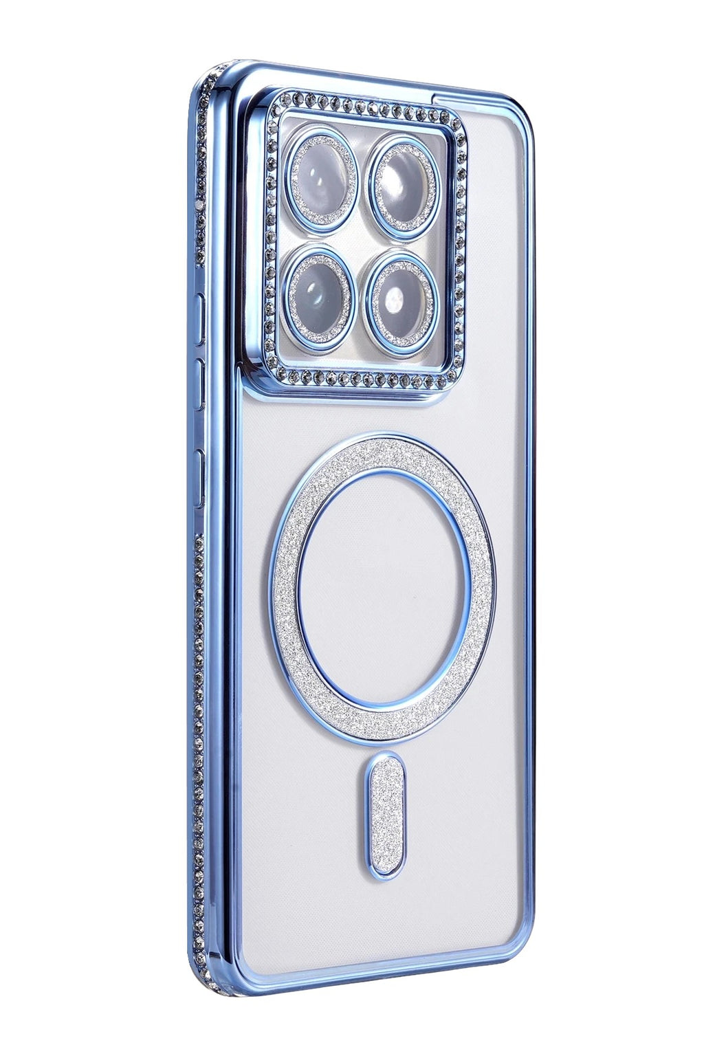 Mey İthalat® Mi 14T Pro Joke Simli Magneticsafe Kılıf - Mavi