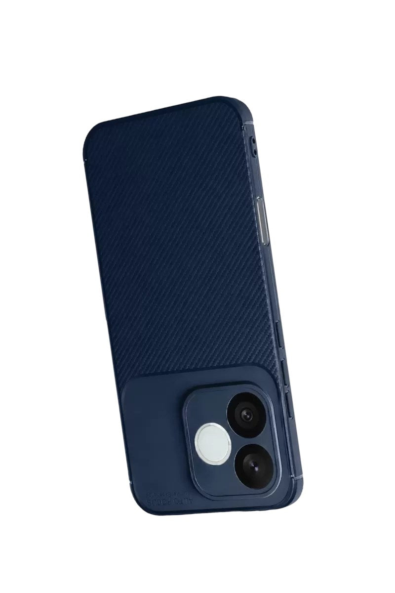 Mey İthalat® Huawei Honor 600 Lite Auto Focus Karbon Kapak - Lacivert