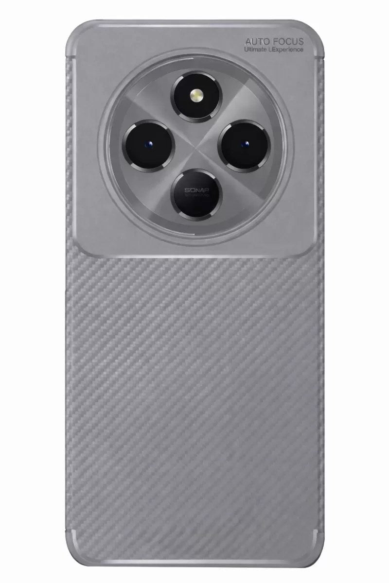 Mey İthalat® Redmi 14C Kılıf Auto Focus Karbon Kapak - Gri