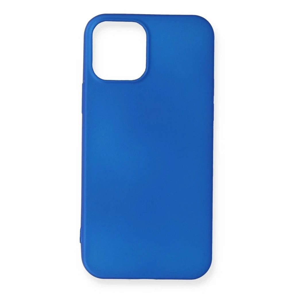 Mey İthalat® iPhone 12 Mini Kılıf First Silikon - Mavi