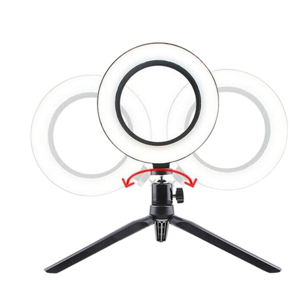 8inç 20cm Youtube Instagram Tiktok Selfie Stüdyo Video Fotoğraf Ring Light Tripod Led Halk