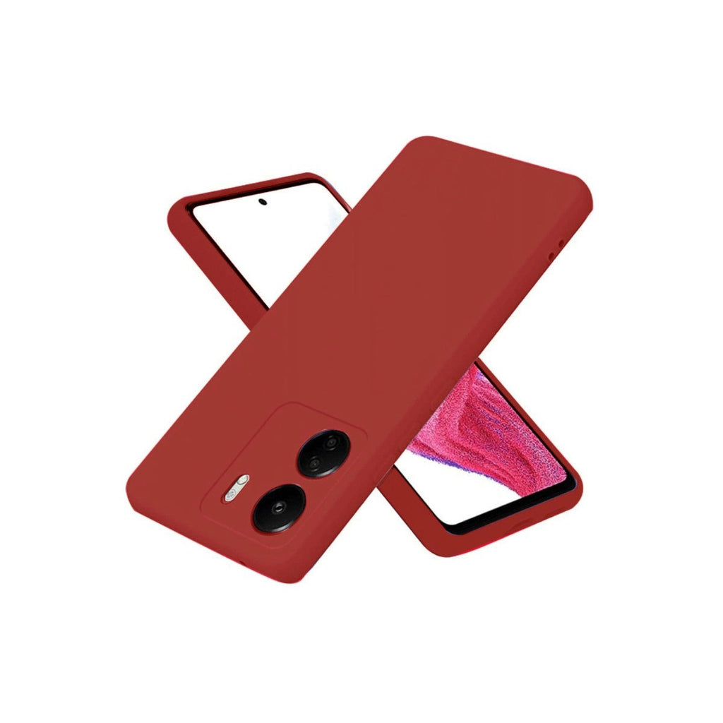 Mey İthalat® Redmi 13C Kılıf First Silikon - Bordo