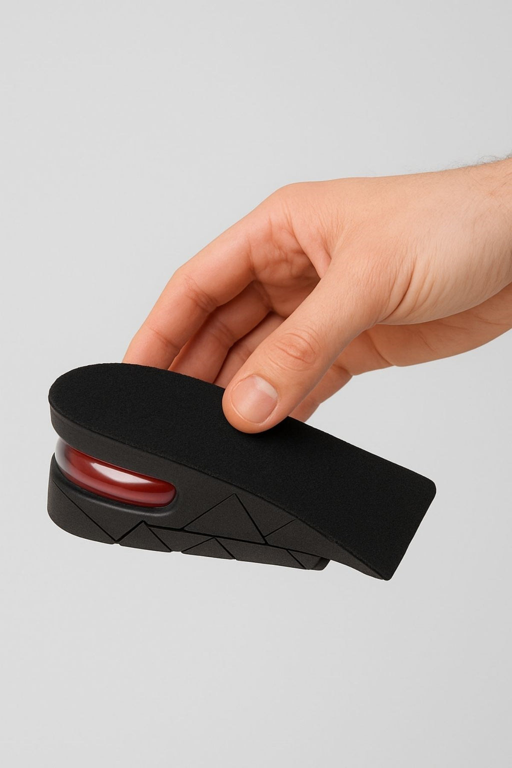 5 cm Boy Uzatıcı Silikon Ortopedik Topuk Tabanlık – Yüksek Konforlu Gizli Yükseltici Ped (Unisex)