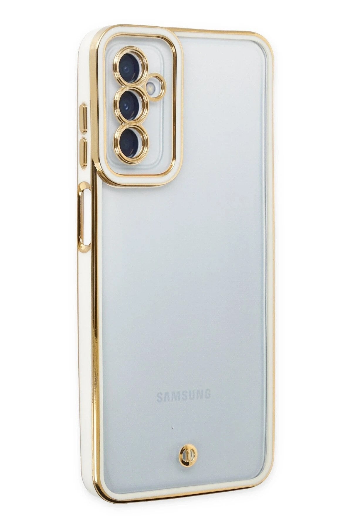 Mey İthalat® Samsung Galaxy M23 Kılıf Liva Lens Silikon - Beyaz