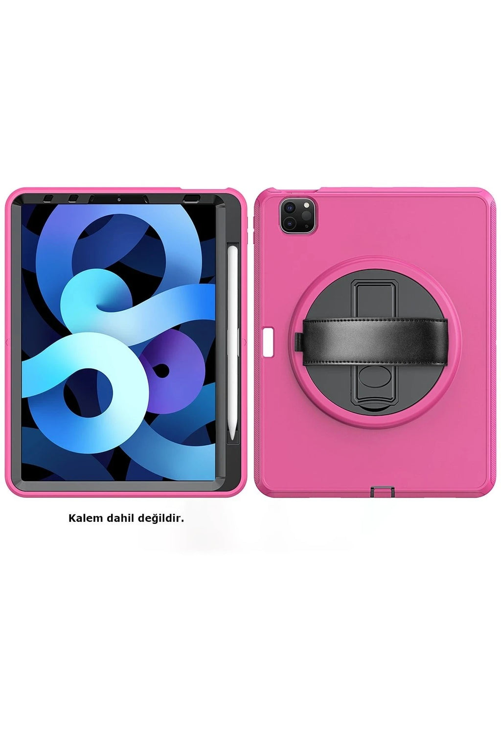 Mey İthalat® iPad Pro 11 (2018) Kılıf Hand Strap Tablet Kılıfı - Pembe
