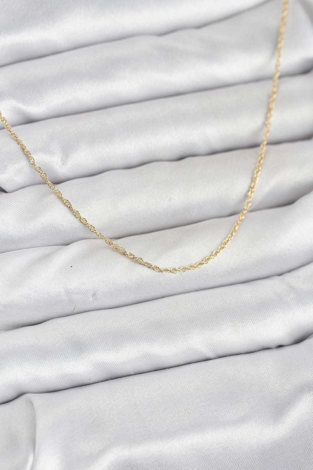 Mey İthalat® CM 14K Gold Renk Burgu Model 60 cm Kadın Kolye
