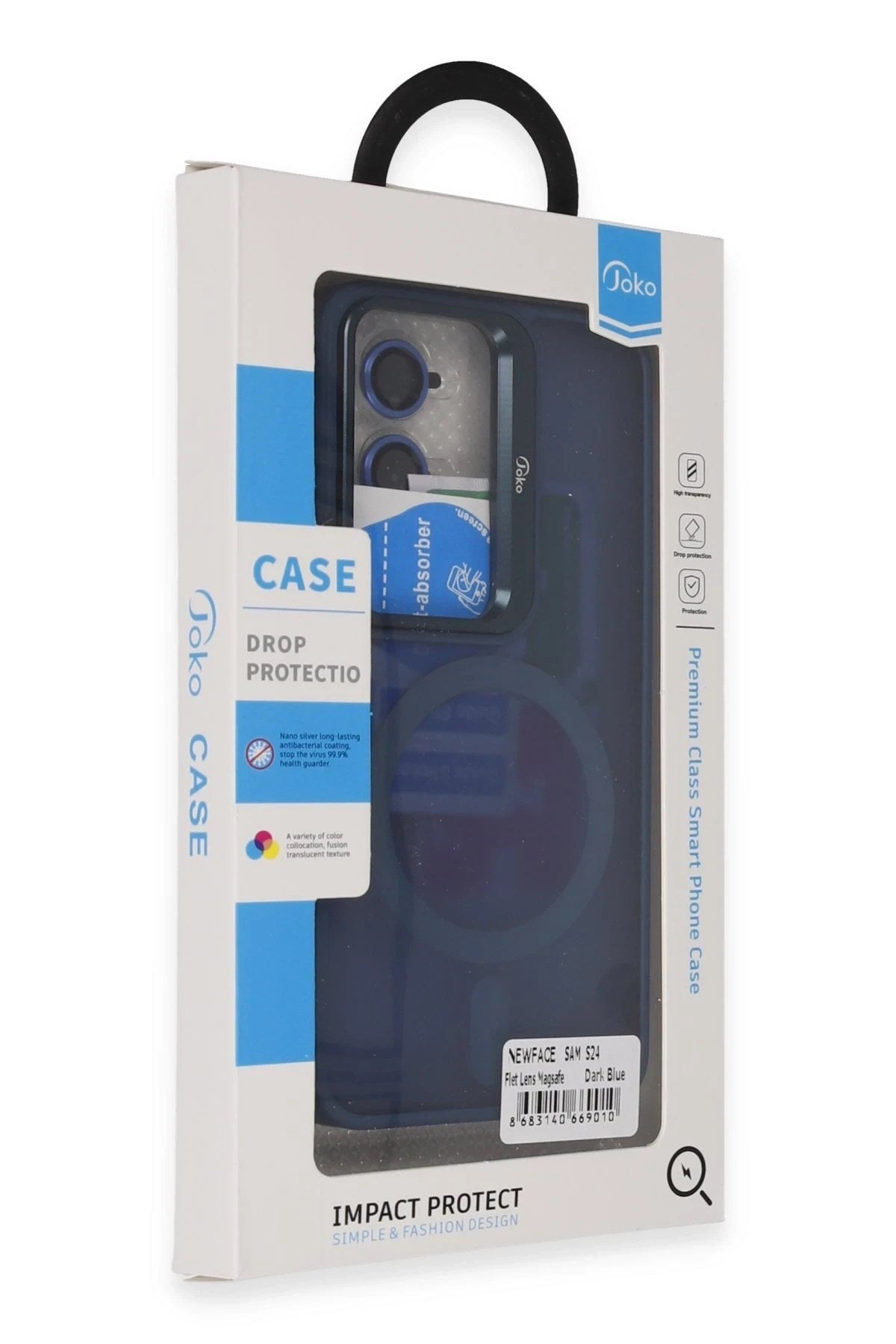 Mey İthalat® Samsung Galaxy S24 Flet Lens Magsafe Kapak - Lacivert