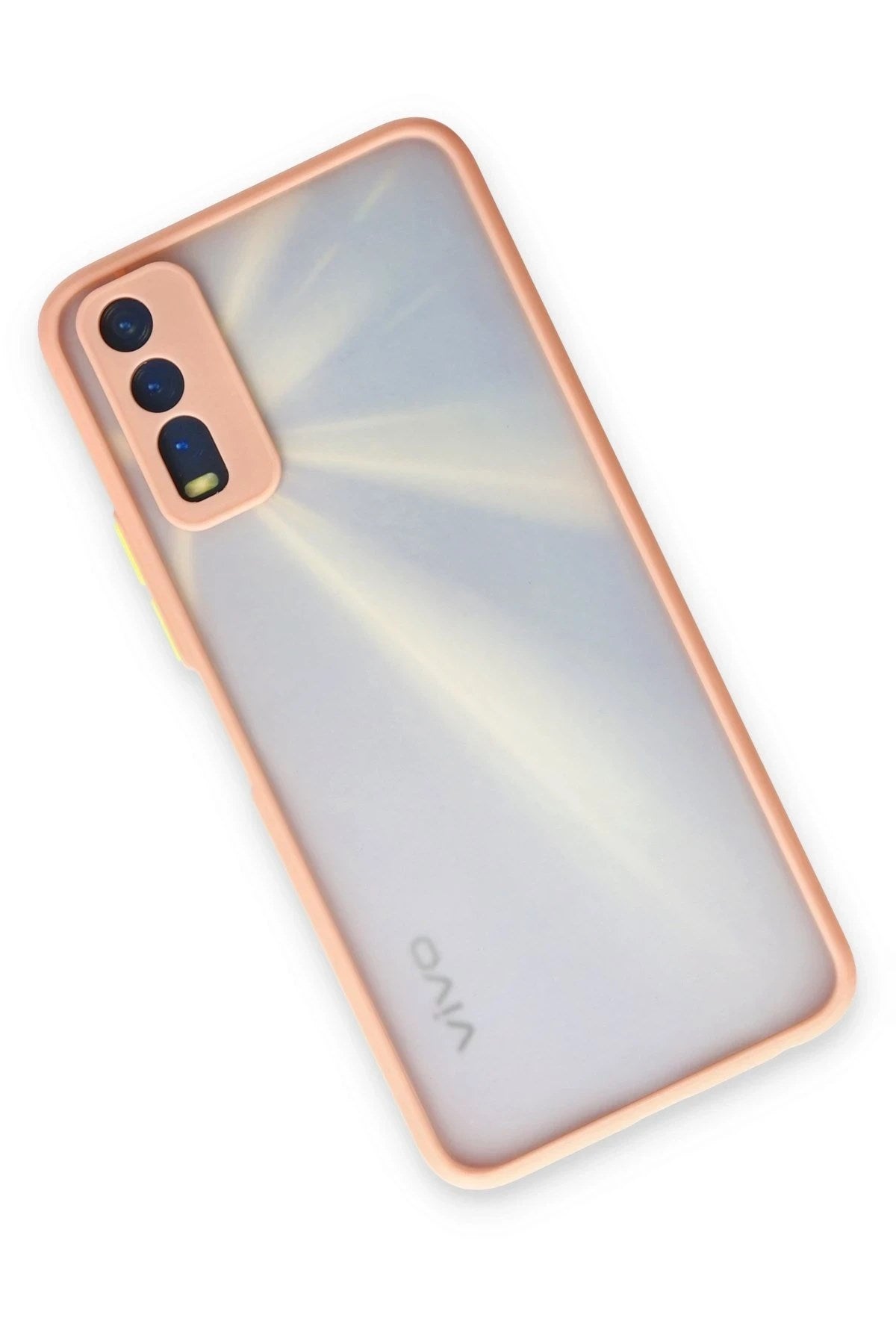 Mey İthalat® Vivo Y11S Kılıf Montreal Silikon Kapak - Pembe