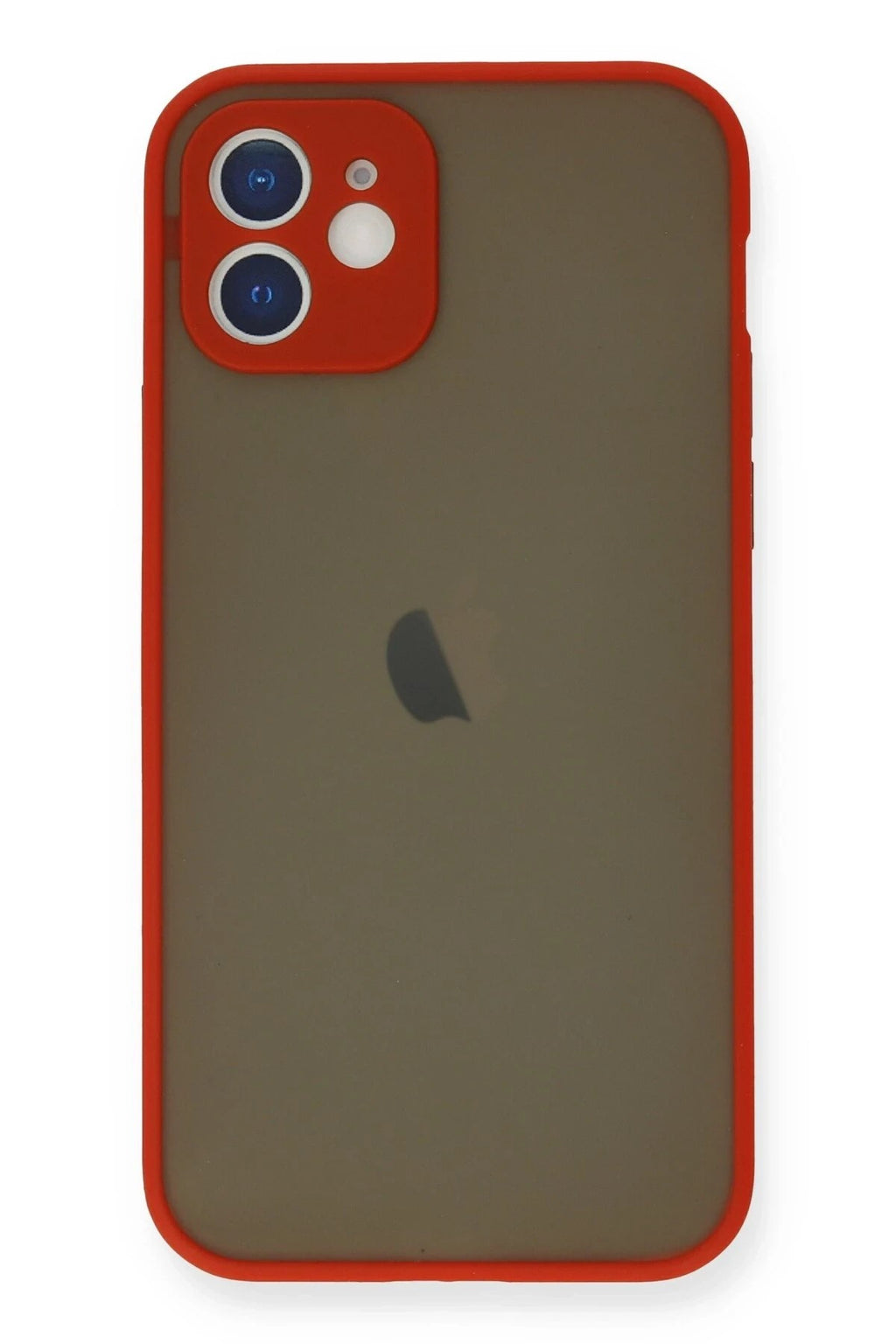 Mey İthalat® iPhone 12 Mini Kılıf Montreal Silikon Kapak - Kırmızı