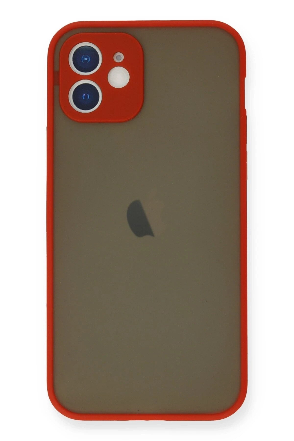 Mey İthalat® iPhone 12 Mini Kılıf Montreal Silikon Kapak - Kırmızı