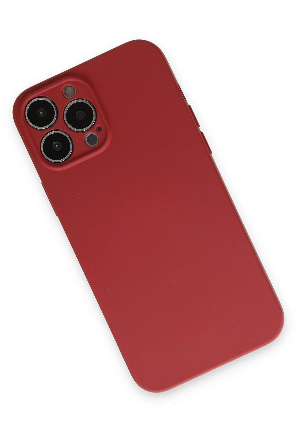 Mey İthalat® iPhone 13 Pro Kılıf Nano içi Kadife Silikon - Kiremit