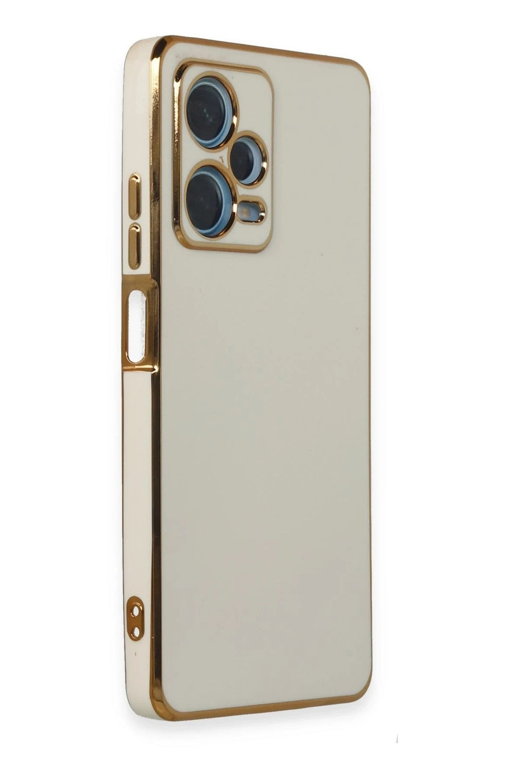 Mey İthalat® Redmi Note 12 Pro Plus Kılıf Volet Silikon - Beyaz