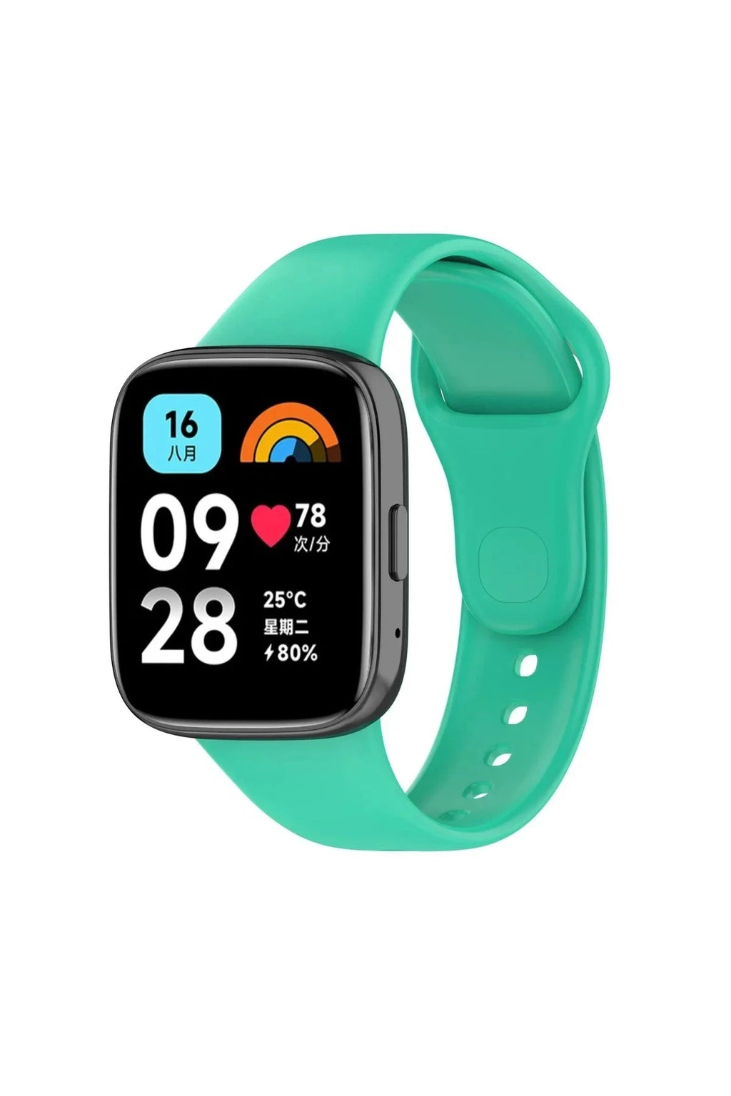 Mey İthalat® Redmi Watch 3 Active Klasik Kordon - Turkuaz