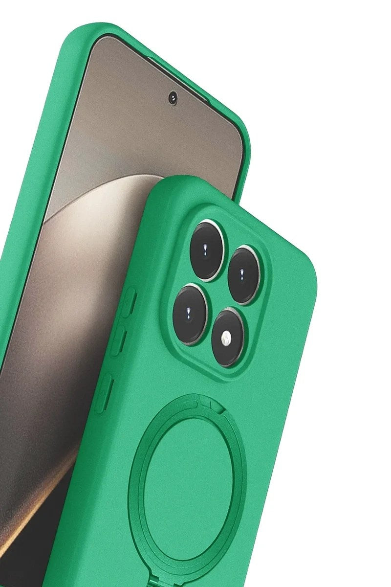 Mey İthalat® Mi 15T Regal Magsafe Standlı Kapak - Yeşil