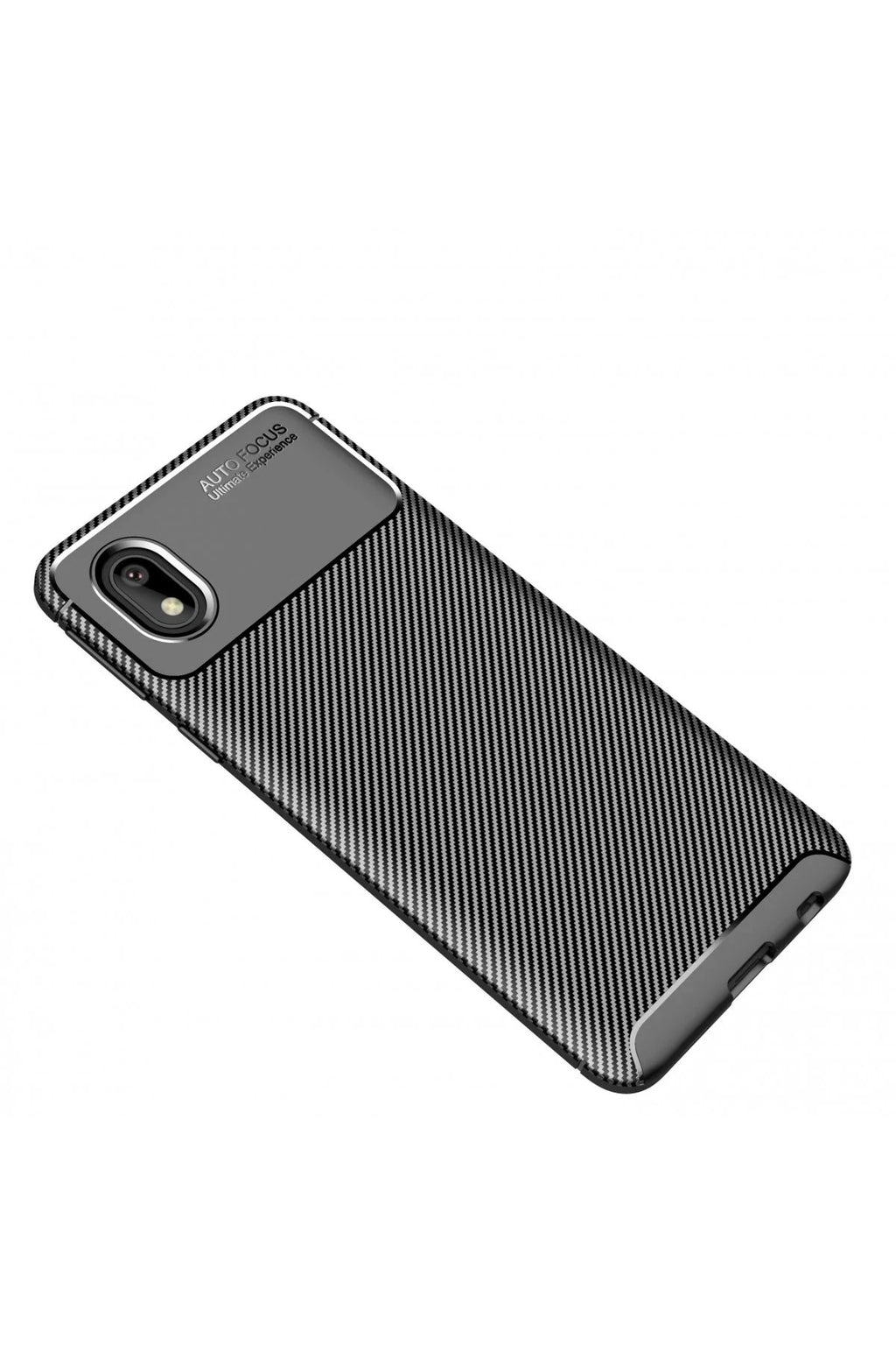 Mey İthalat® Samsung Galaxy A01 Core Kılıf Auto Focus Karbon Kapak - Siyah